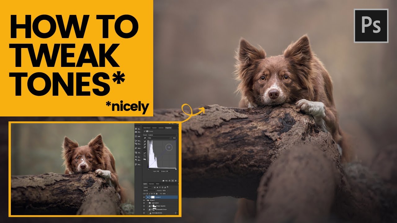 HOW TO TWEAK COLOUR TONES IN PHOTOSHOP - A sympathetic, simple way to alter the mood of any image!