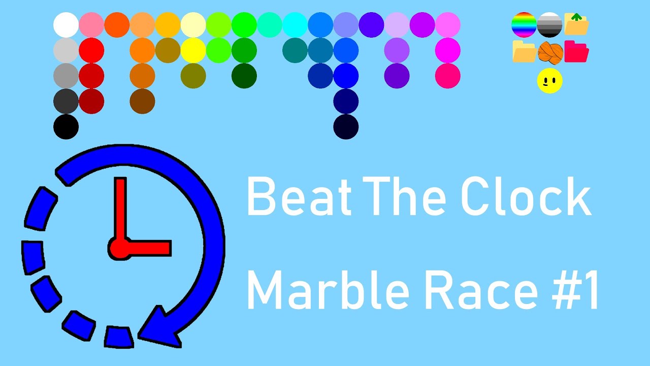 Beat The Clock Marble Race #1