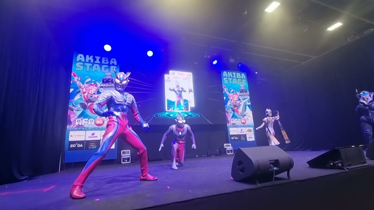 Ultraman Card Game Show @animefestivalasia 2023 Akiba Stage!
