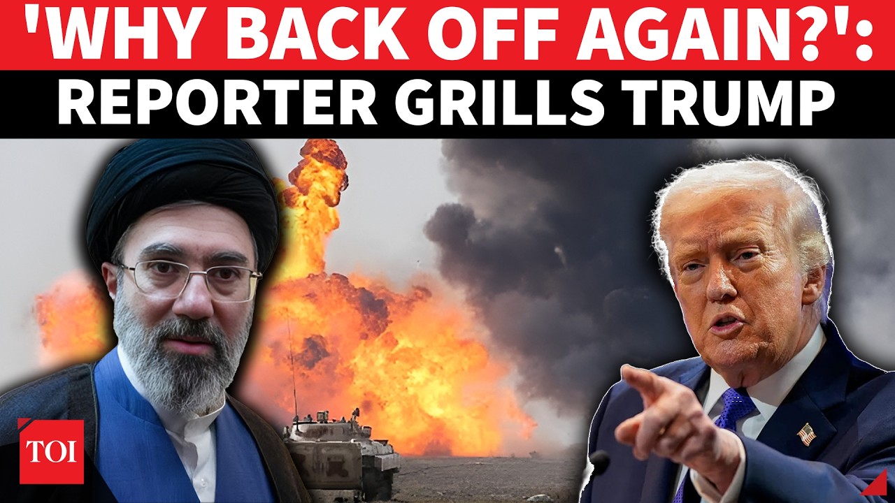 '5th Time You Blinked': Reporter Grills Trump On Iran U-Turn; Shock 'I Don't Know' Reply Follows