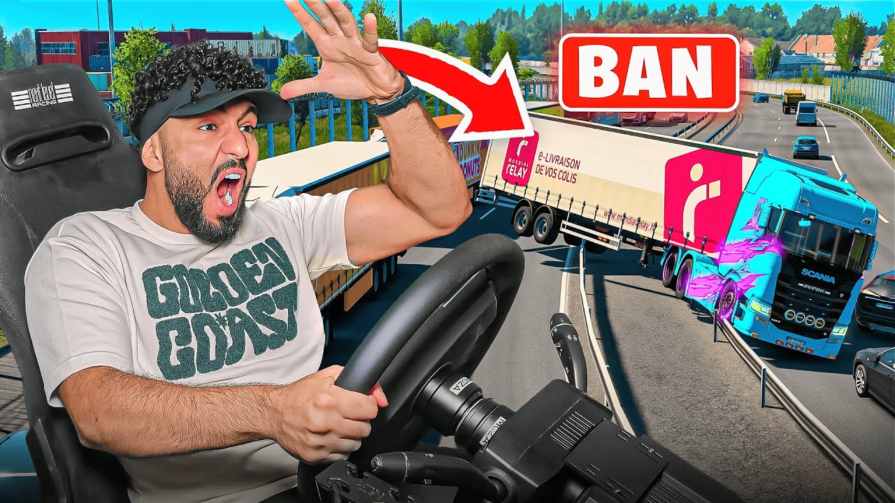 4 000 JOUEURS SUR LE MÊME SERVEUR ETS2… 😡 C’EST LE BORDEL !! (Euro Truck Simulator 2 TruckersMP)