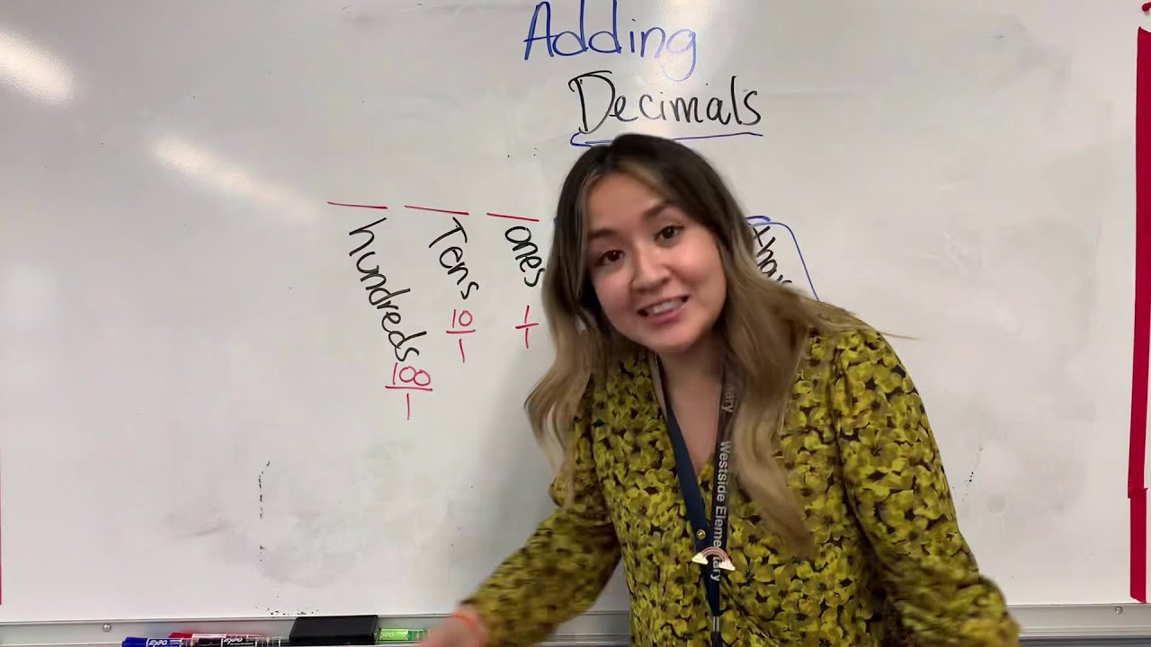 Adding decimals