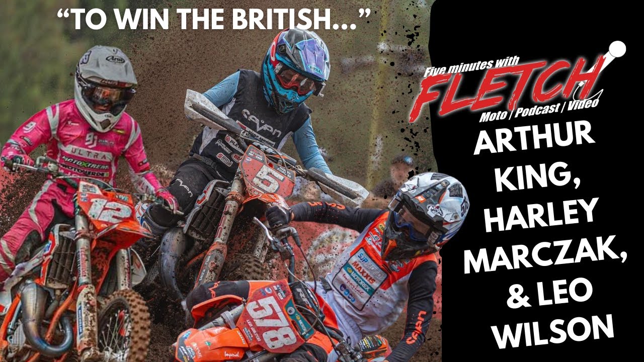 Five Minutes With Fletch - Arthur King, Harley Marczak & Leo Wilson talk about schoolboy motocross