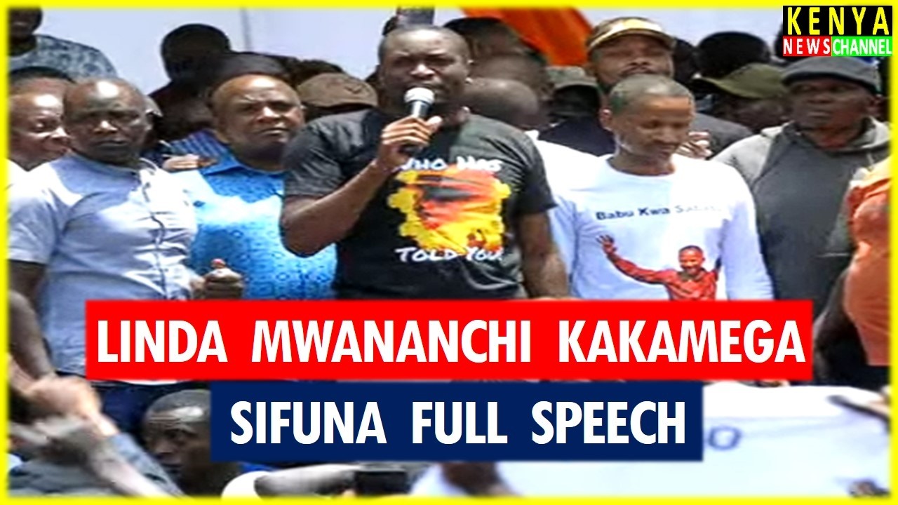 Sifuna EXPLOSIVE speech today DESTROYING Ruto with Babu Owino & Orengo at Kakamega Linda Mwananchi