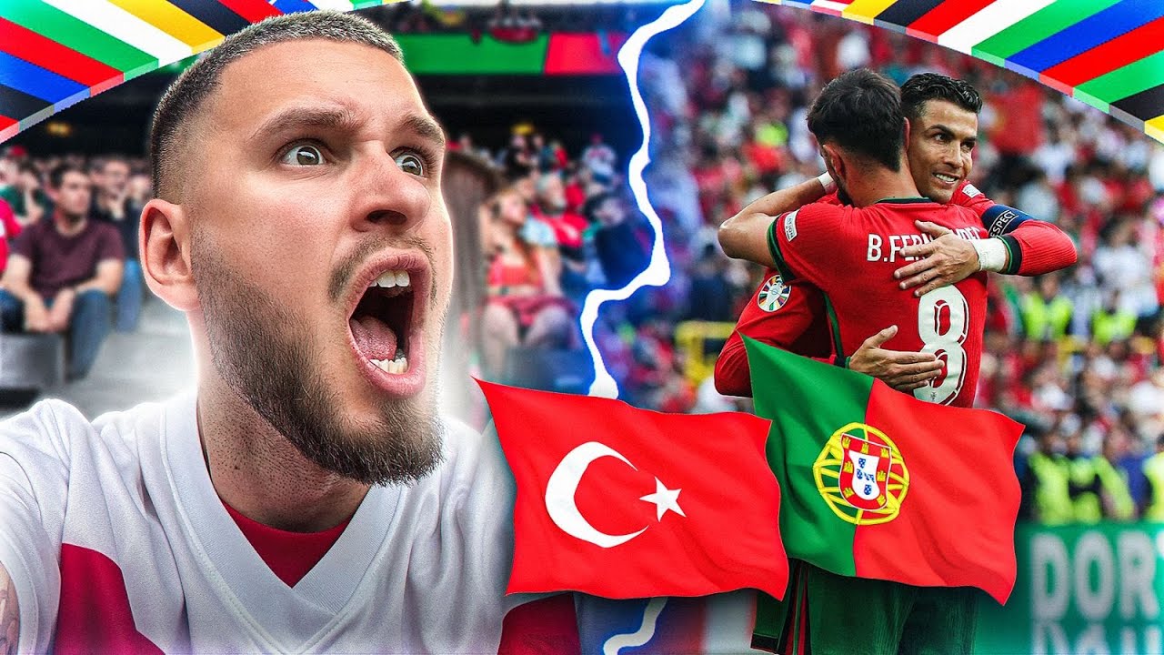 ESKALATION mit TÜRKEI FANS😱🔥 RONALDO SAUER auf FLITZER - Türkei vs. Portugal 🇹🇷🇵🇹 Stadionvlog