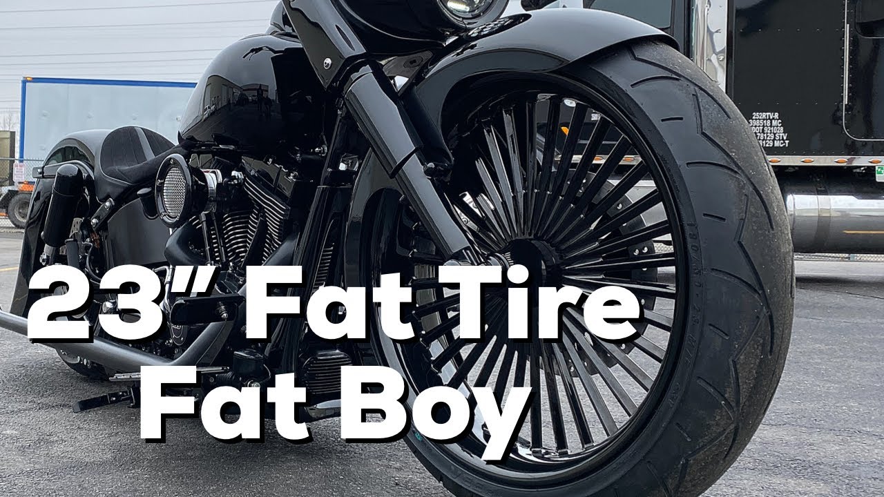 Harley Fat Boy Fat Tire 23 Murdertail Update