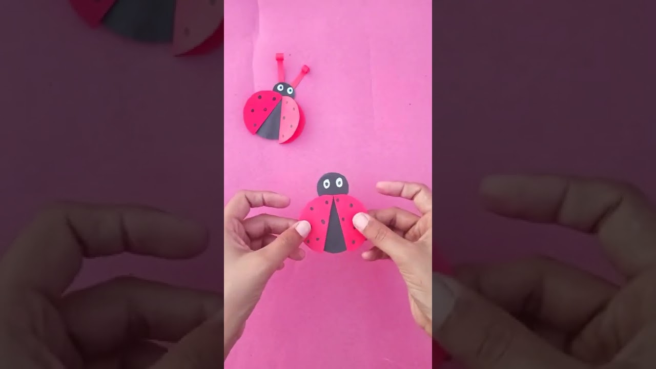 cute paper lady bugs 