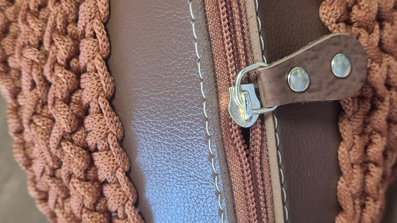 bolsa ziguezague, em crochê. Parte 02 (dois)