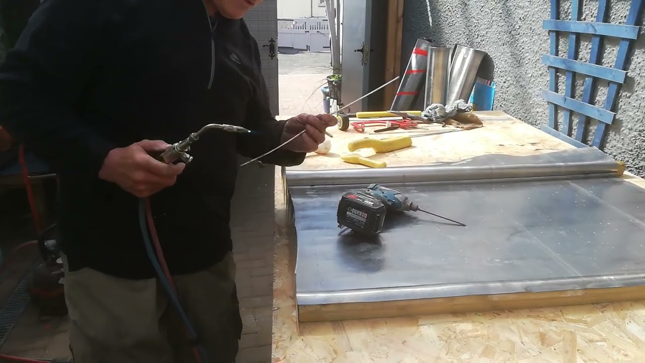 Lead flat roof, how to make a bay