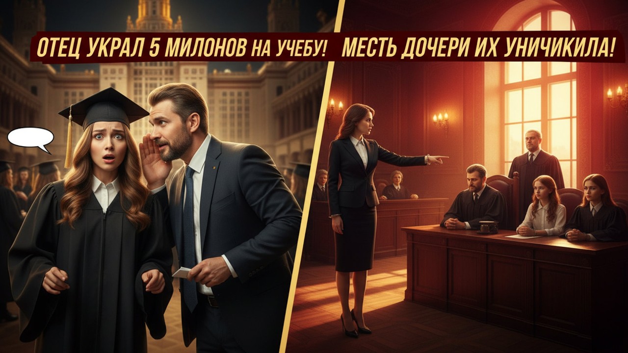 ОТЕЦ УКРАЛ 5 МЛН НА УЧЁБУ И ОТДАЛ СЕСТРЕ! МЕСТЬ ДОЧЕРИ УНИЧТОЖИЛА СЕМЬЮ