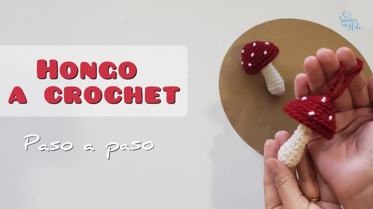 Como tejer HONGO amigurumi |Paso a paso para principiantes