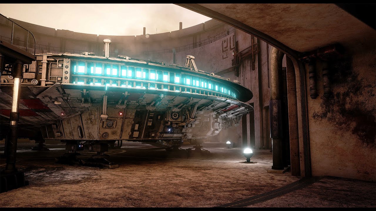 Star Wars in Unreal Engine 4 &ndash; Docking Bay 94 Demo Graphics Comparison Low vs Ultra