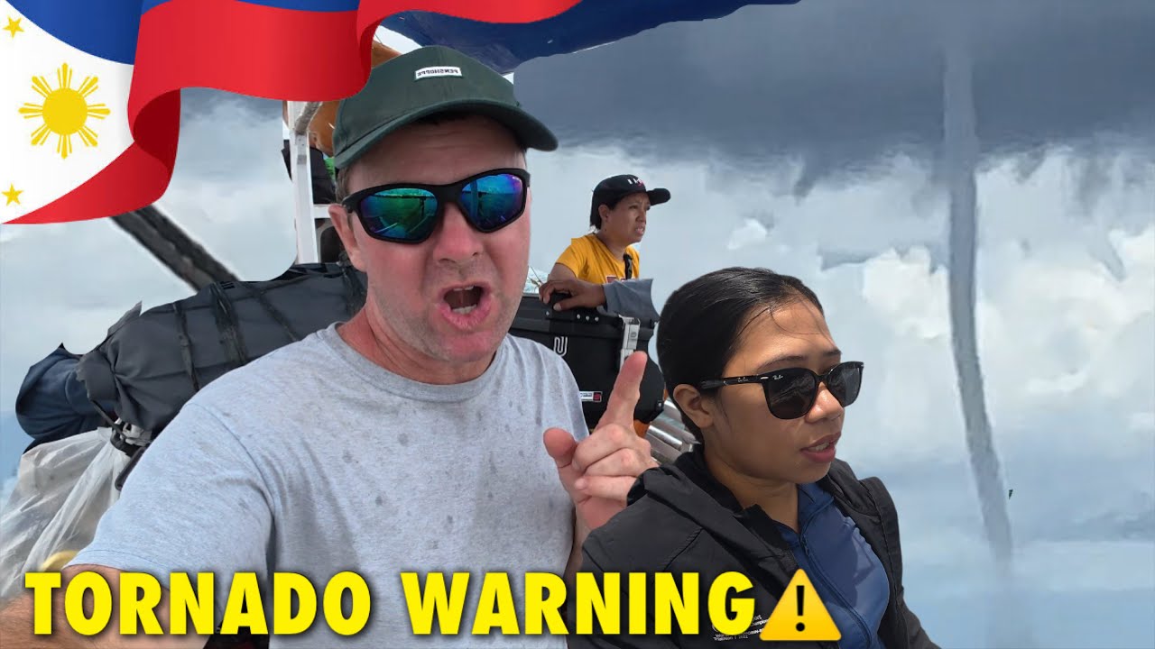 Tornado! Our Boat Engine Broke And left us Drifting the in Philippines!🇵🇭
