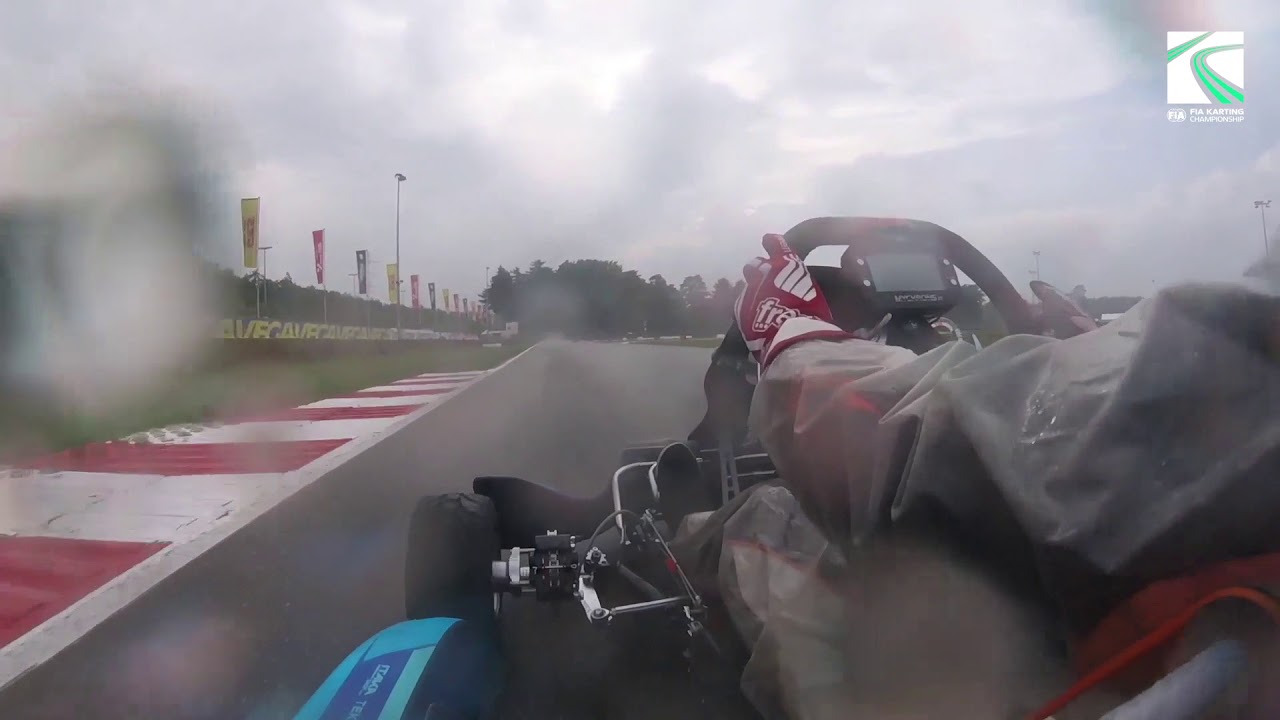 Onboard Adrien Renaudin - FIA Karting European KZ2 Champion 2018