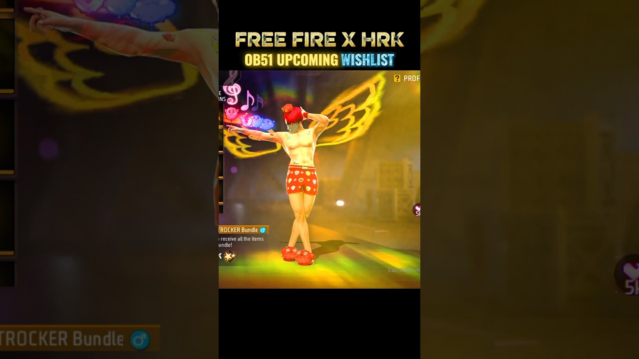 🔥 Free Fire x HRK Upcoming Wishlist OB51 #freefire
