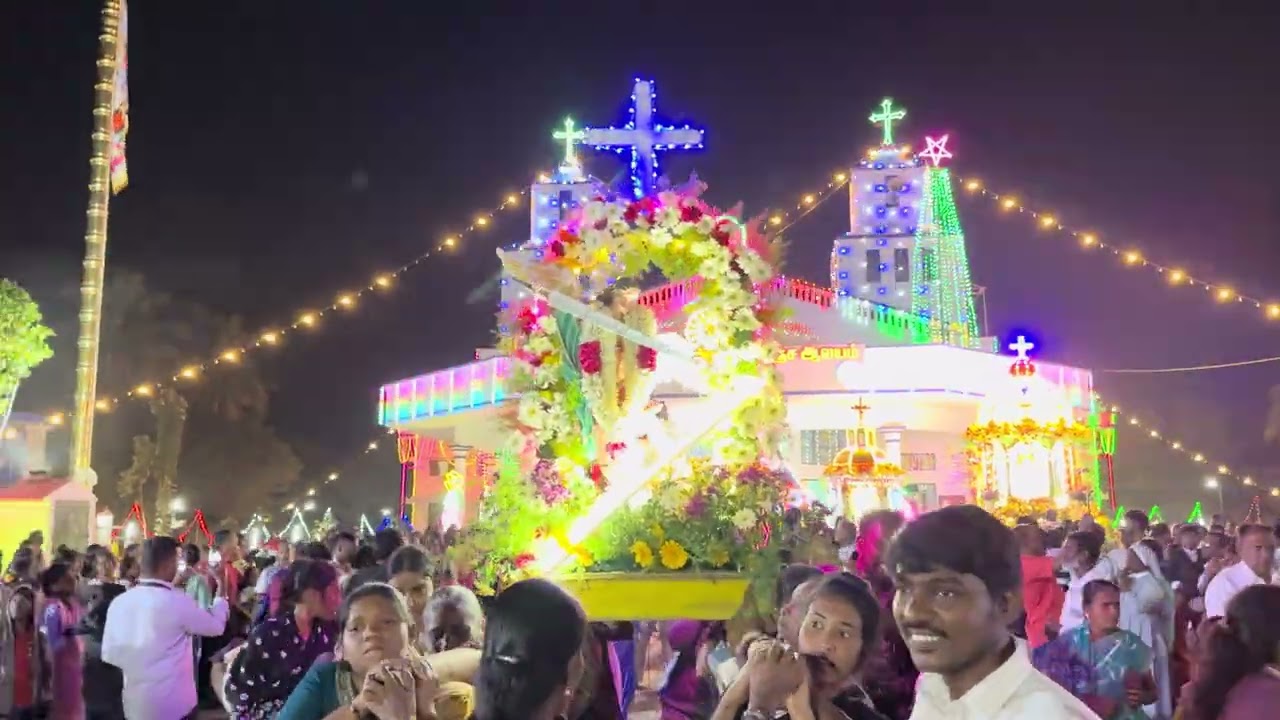 03-01-2026 150 Years Celebration Grand Car Procession of Our Lady | Vettavalam Church வேட்டவலம் 