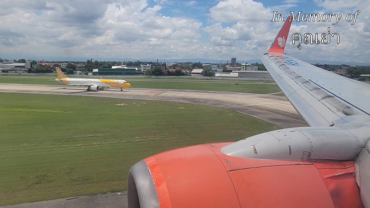 Thai Lion Air: Arrival at Chiang Mai (CNX) - Boeing 737-9GPER