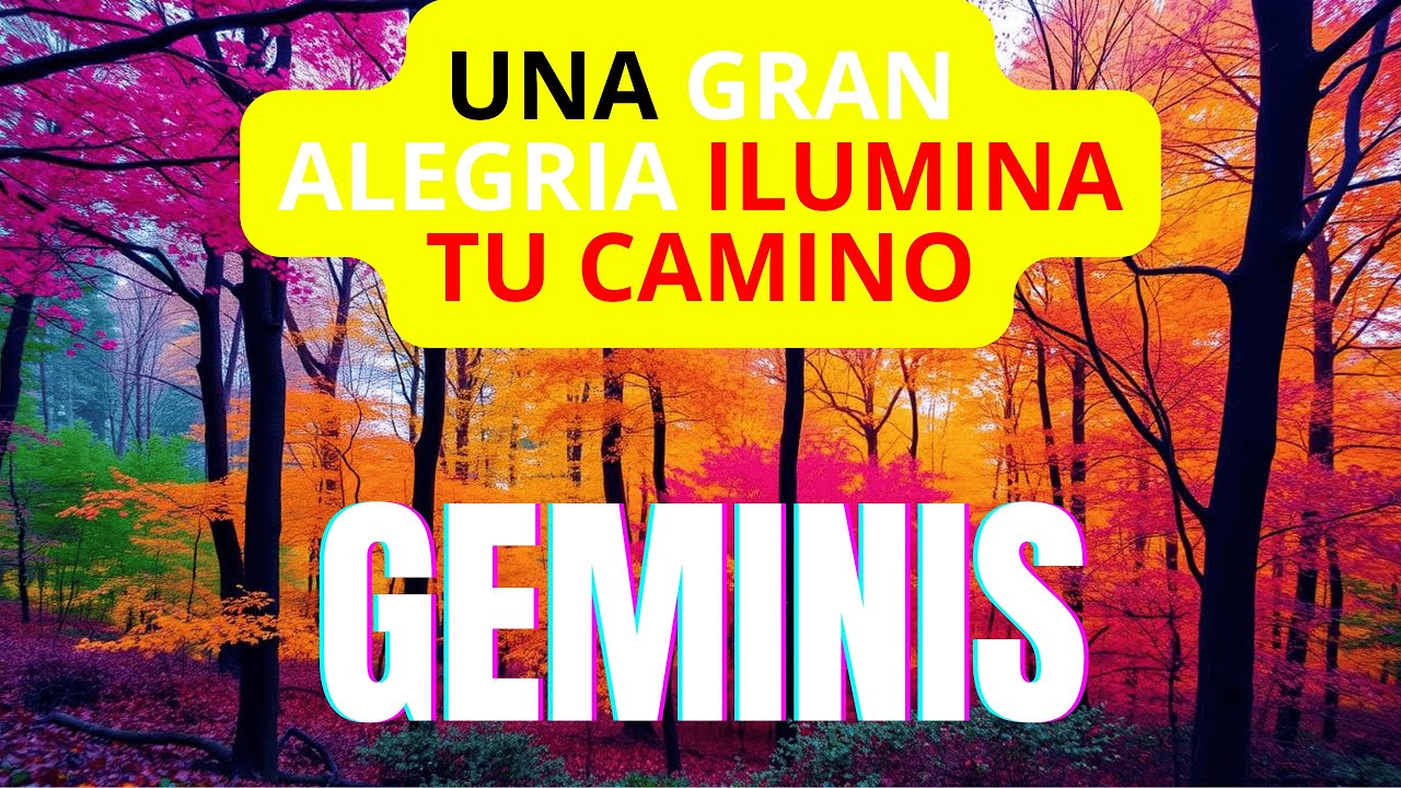 GEMINIS 🎉 TE VIENE UNA ALEGRÍA ENORME 😲 MOMENTOS DE ORO 🌟 Y UNA VERDAD TE SORPRENDE