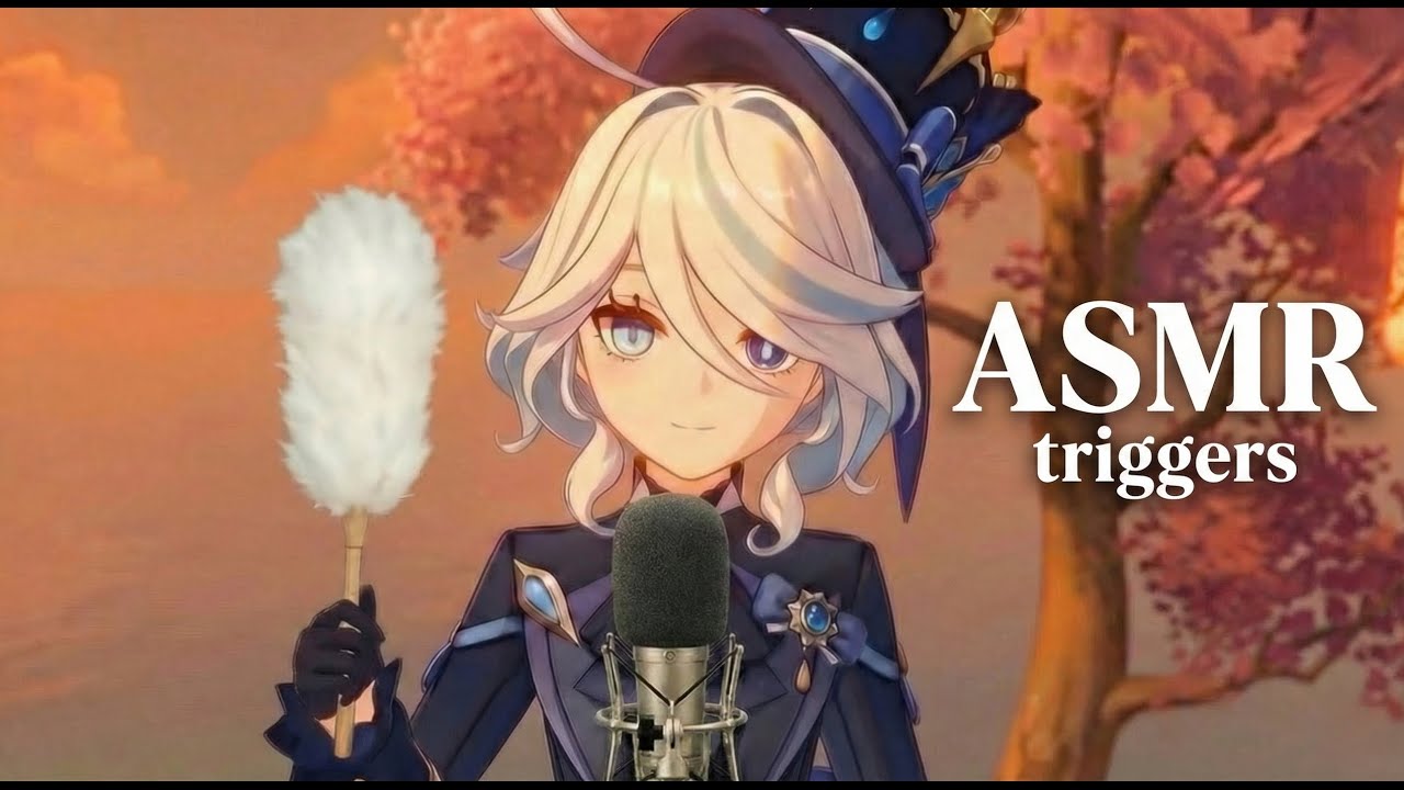 【AI/ASMR】フリーナ♡言葉はいらない♡癒しの耳責め＆トリガー音♡睡眠導入ASMR【高音質/No Talking・Trigger】#asmr  #genshinimpact