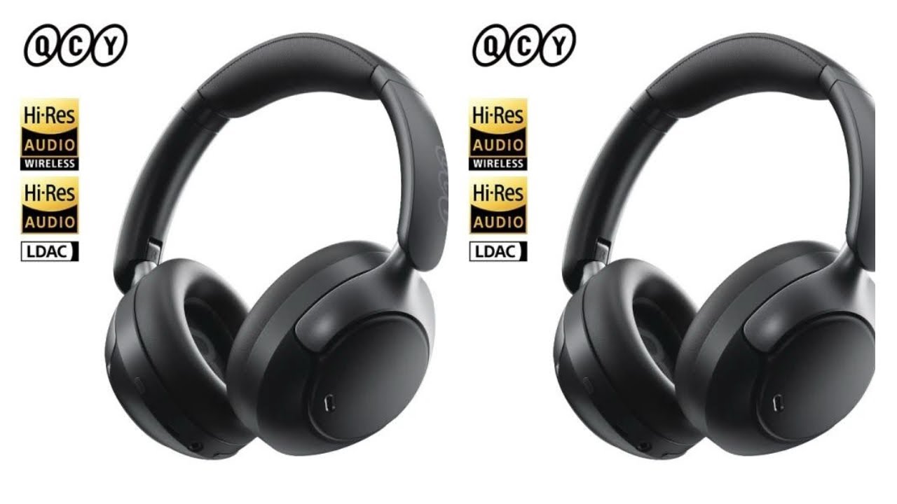 QCY H3 Pro ANC Wireless Headphones - 50dB Noise Canceling & Hi-Res Audio!