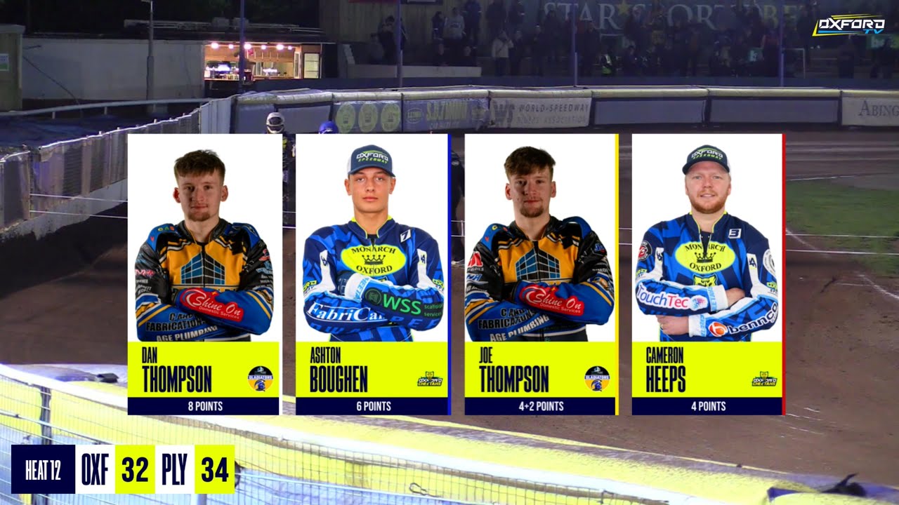 Heat 12 | Oxford 'Cheetahs' vs Plymouth 'Gladiators' | BSN Series Southern | GLADIATORS TV 2024