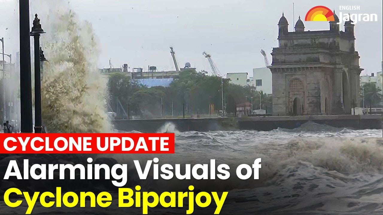 Destructive Visuals Of Cyclone 'Biparjoy',  Latest Update  | English News | Jagran English