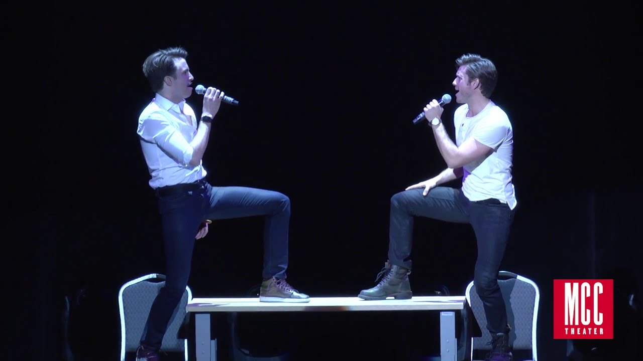 Aaron Tveit and Gavin Creel sing 'Take Me or Leave Me' from RENT