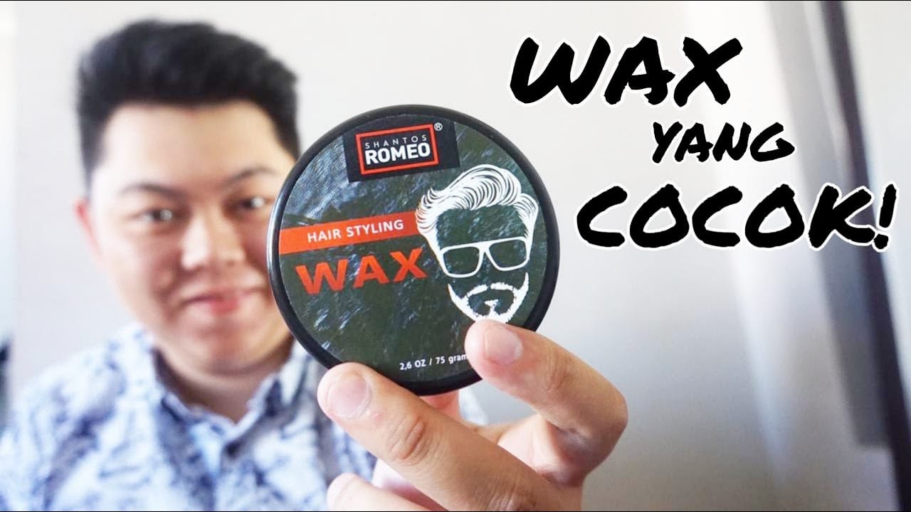 SHANTOS ROMEO HAIRSTYLING WAX - ASLI WAX yang COCOK BANGET !!!