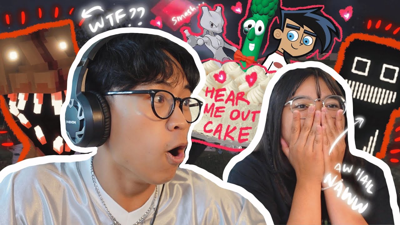 PLAYING MINECRAFT HORROR GAMES & HEAR ME OUT CAKE...