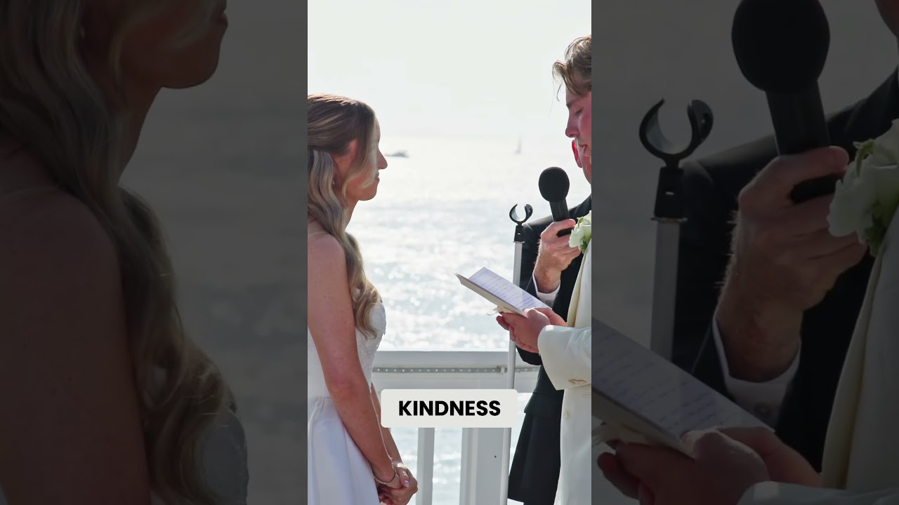 Laguna beach wedding // ceremony vows speech
