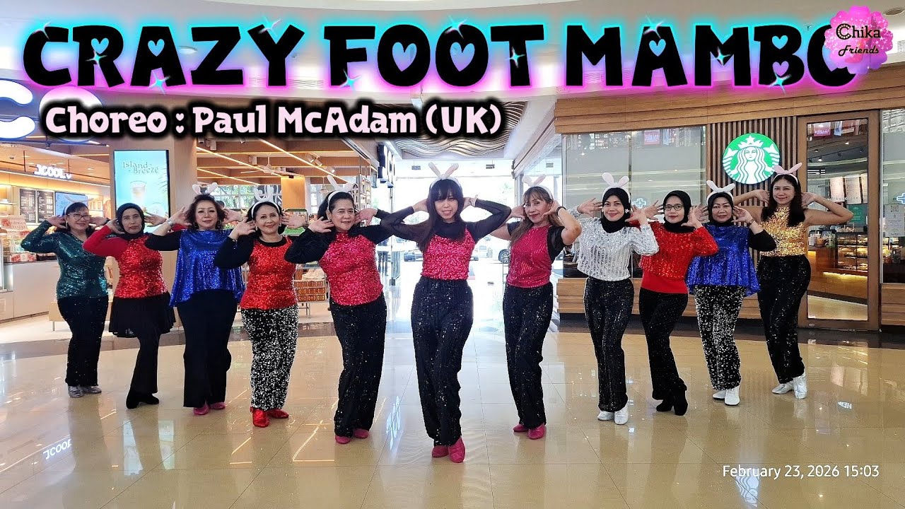 CRAZY FOOT MAMBO | Line Dance | MCC Class