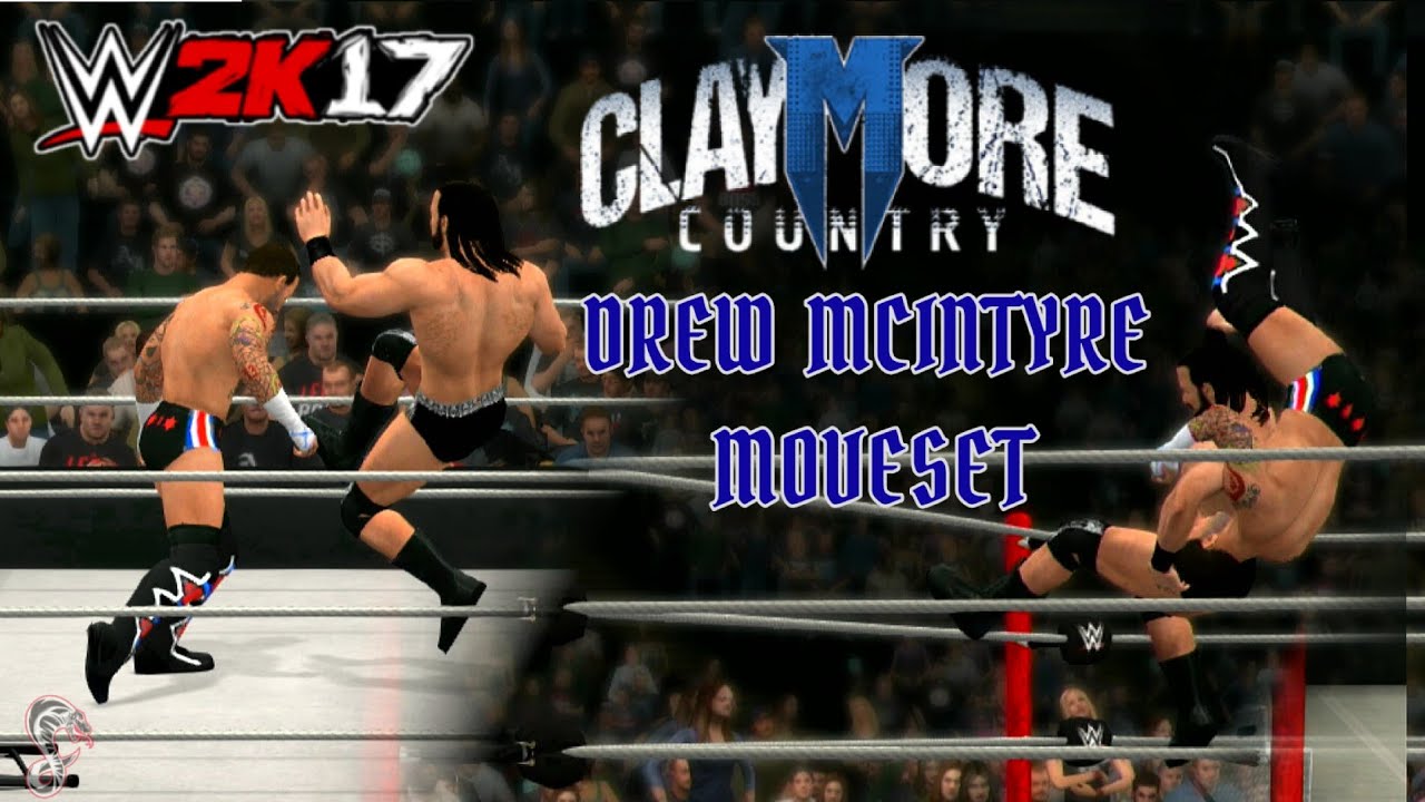 WWE 2K17: DREW MCINTYRE MOVESET (XBOX 360/PS3)