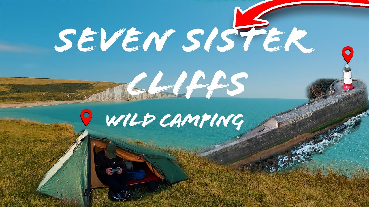 Solo Hiking Seven Sister Cliffs | Wild Camping #wildcamping #cliffs #Sussex