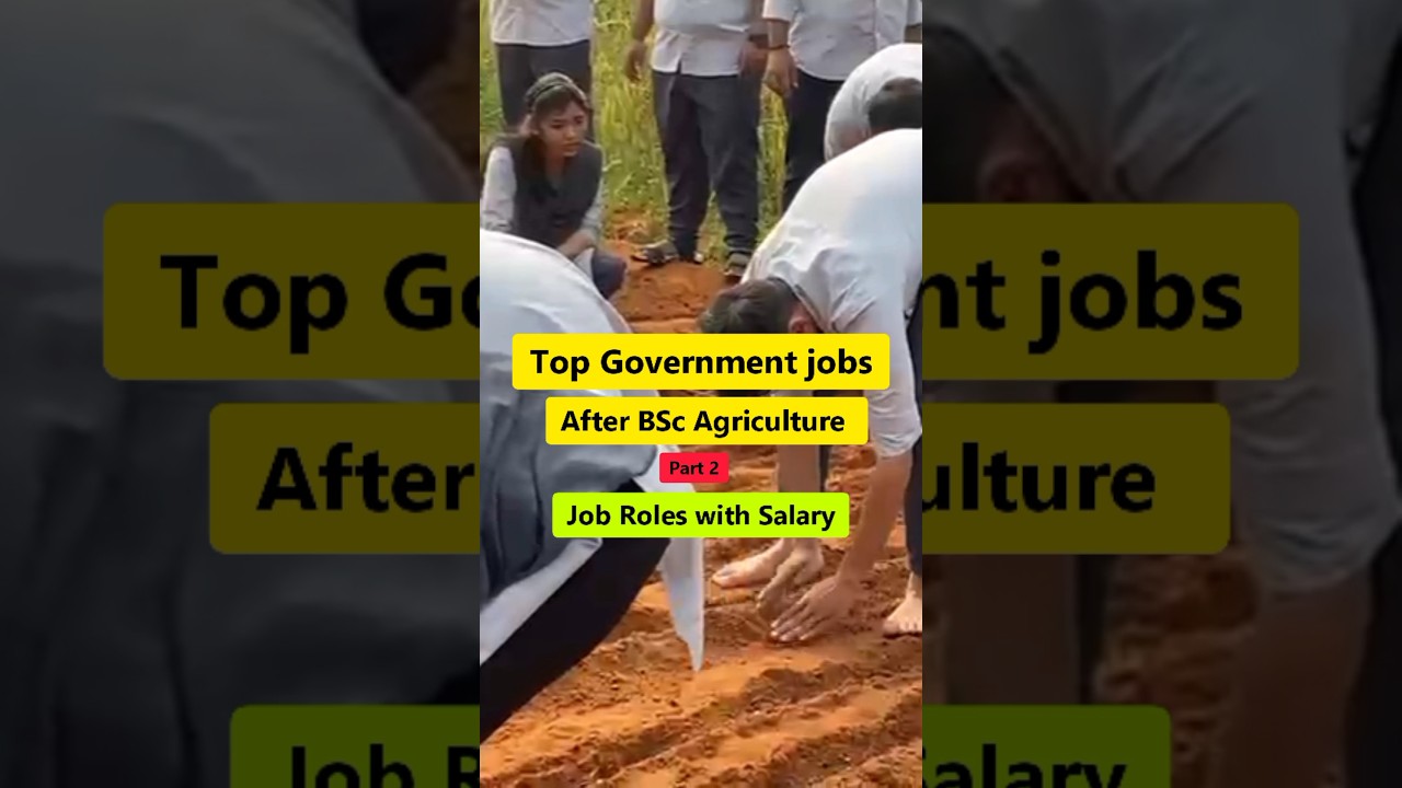 BSc Agriculture Job Opportunities and Scope 💯 | Jobs After Bsc Agriculture #shorts