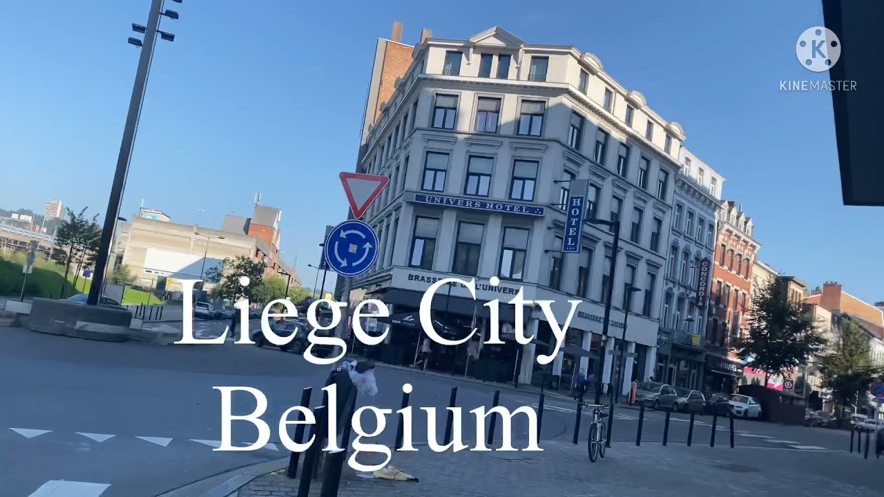 Walking views 4K, #Liege City #belgium September 2021