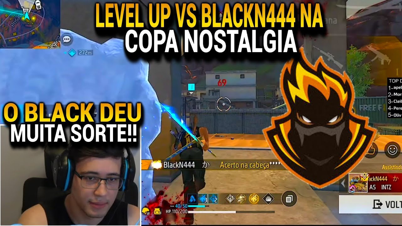 LEVEL UP CONTRA O BLACKN444 NA COPA NOSTALGIA DO EL GATO, LEVEL MOSTRA A TELA DELE E OS HIGHLIGHTS