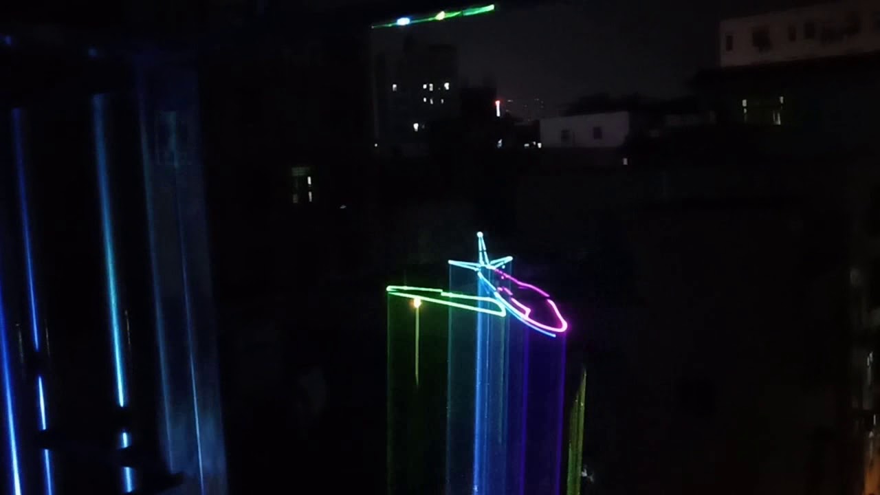 5W RGB Full Color ILDA Animation Laser Light DJ Stage lights 5 Watt 5000mW
