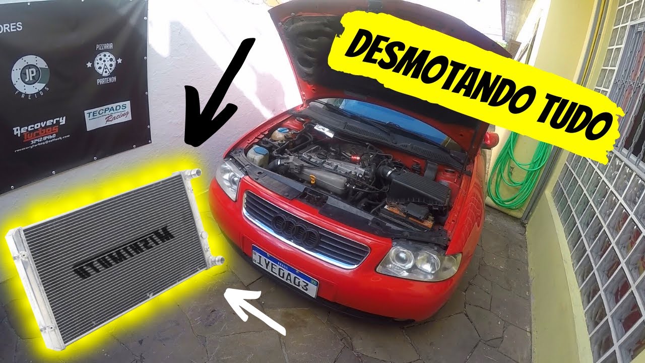 COMO TROCAR O RADIADOR DO AUDI A3 E GOLF!!! + ATUALIZAÇÕES DA GARAGEM