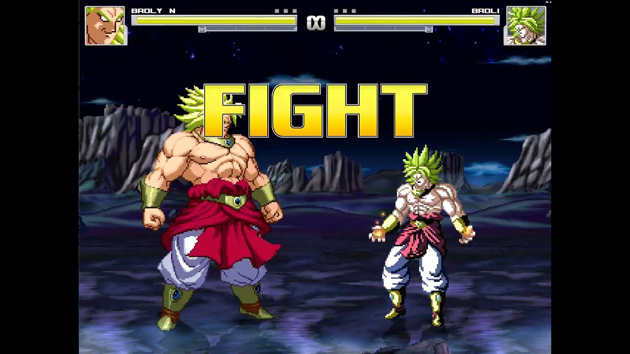 [MUGEN] Broly(BoyBoyz) vs Broly(Necromancer)