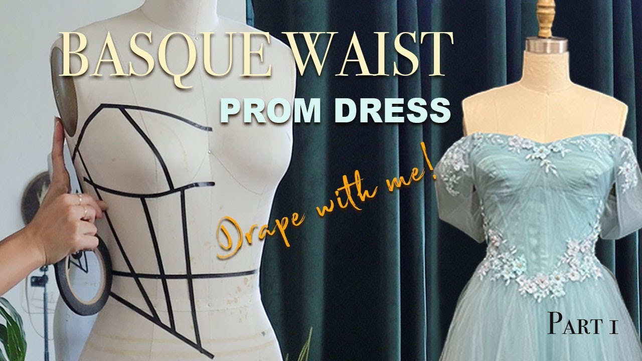 Drape a Basque Waist Dress With Me! Pt.1