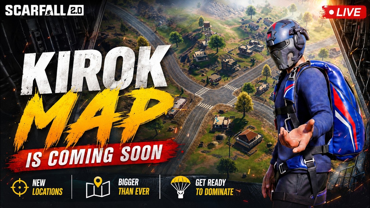 SCARFALL 2.0 LIVE NEW UPDATE LIVE   Kirok Map | RITIK GAMING