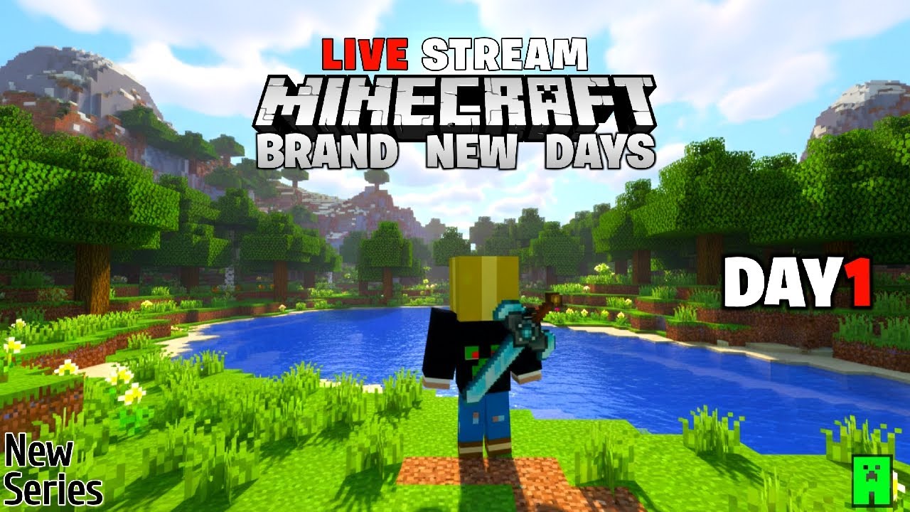 First Time Live Stream In Minecraft Day 1 | #minecraft #game 