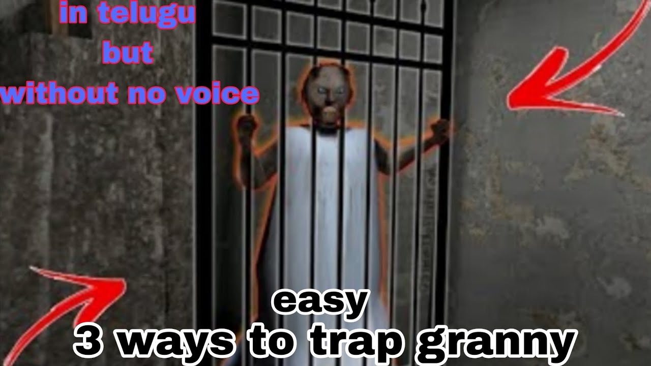 | Easy 3 ways to trap Granny😈 | Naruto🔥 Telugu gamer | In telugu♥️ but without no voice 😄 |