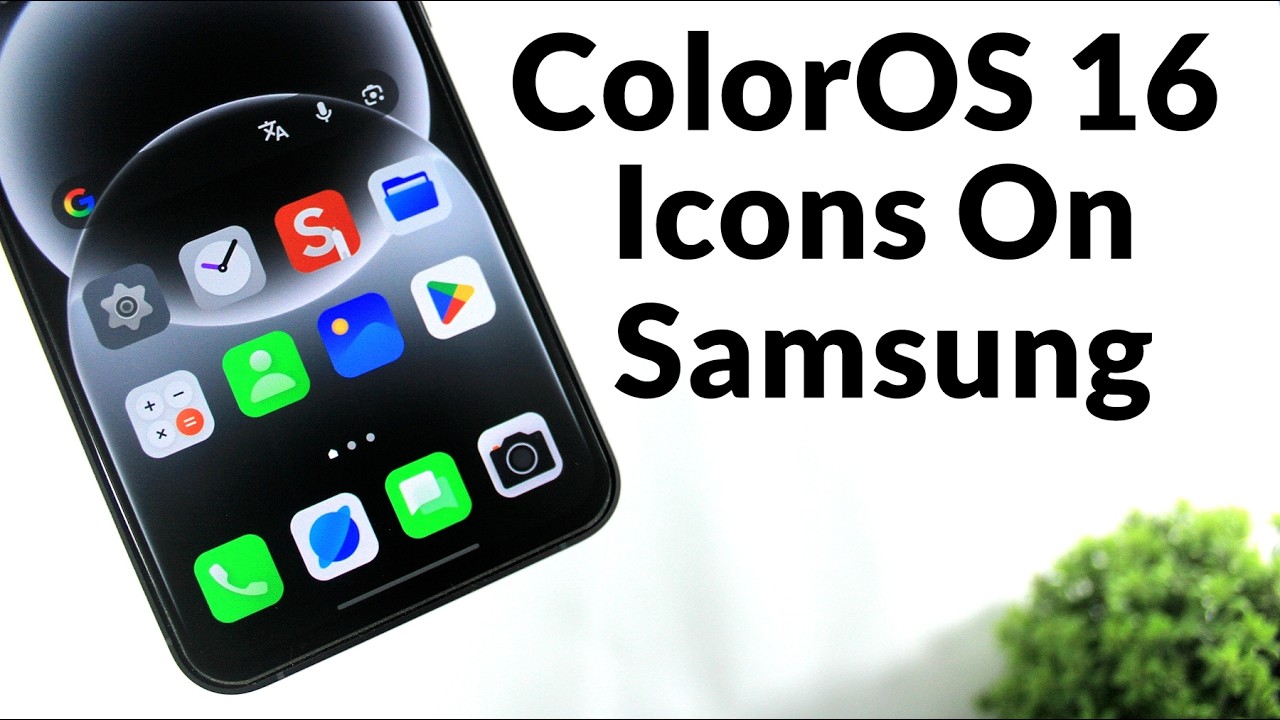 Install ColorOS 16 Icons On Samsung ONE UI 8