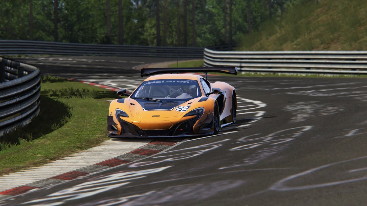 HOT LAP: Assetto Corsa Mclaren 650s GT3 Nurburgring Nordschleife Tourist