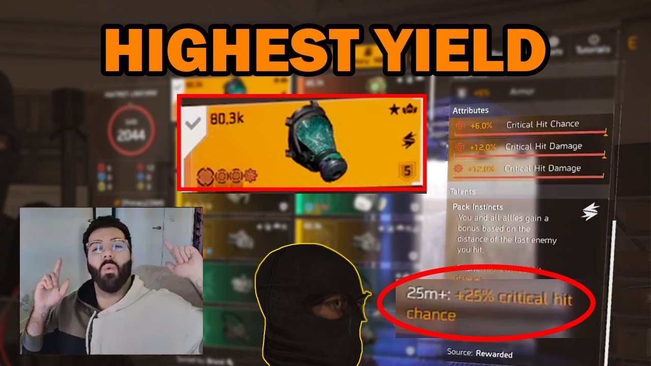 Coyote's Mask Secret! How to unlock MAX DAMAGE from your builds | Division 2