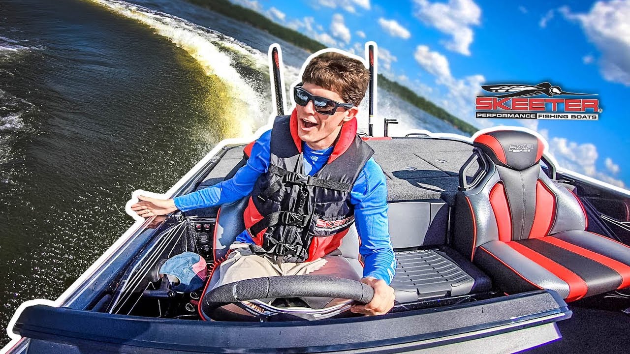 DONUTS In An INSANE New Bass Boat!! (Skeeter Boats 