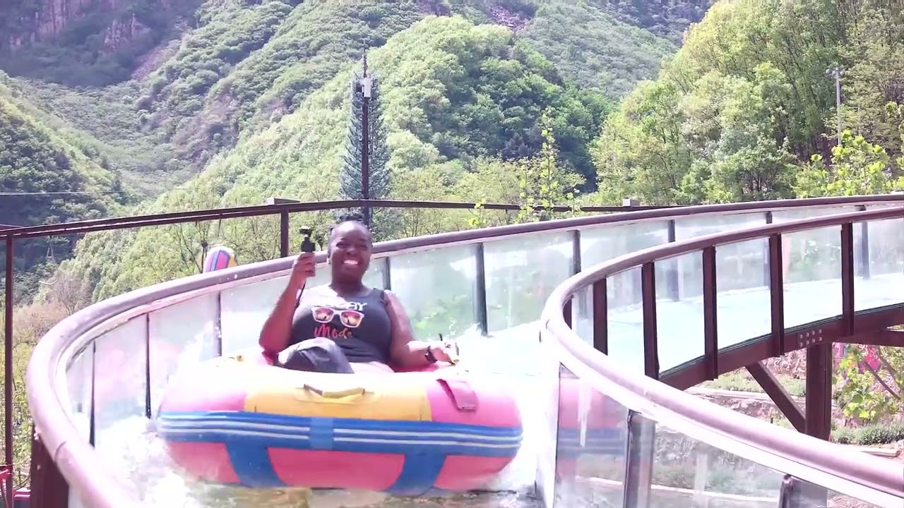 China Has a Mountain Water Slide&hellip; and I Tried It