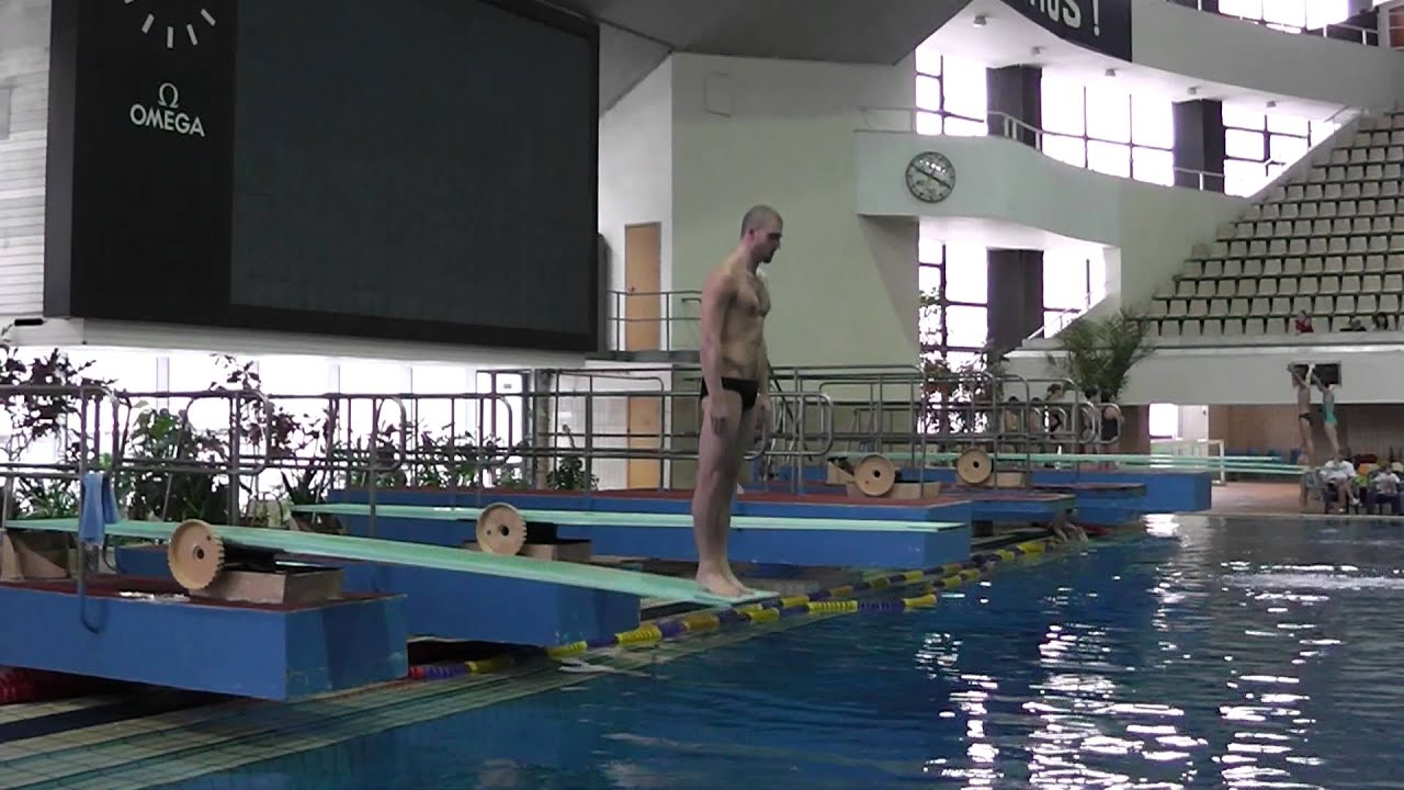 IGContest.com TRAMPOLINE 1 METRE reverse somersault 1 twist  stretched