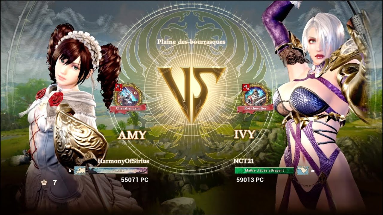 SoulCalibur VI – HoS (Amy) VS Ivy players (Ranked)